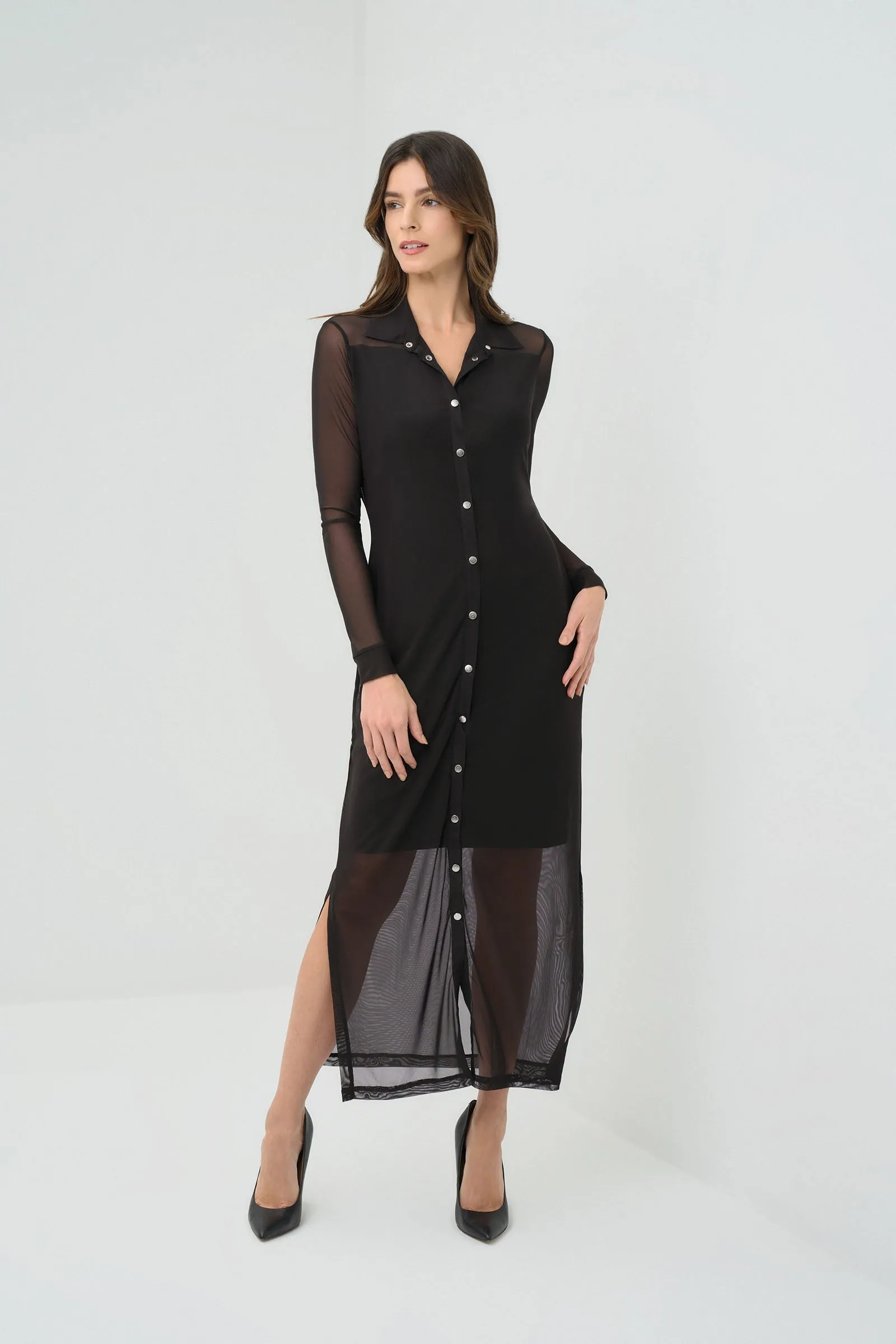 Colette Mesh Overlay Dress sold by Anatomie