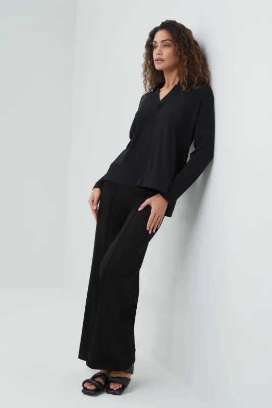 Lark Ultra Soft Collared Top sold by Anatomie