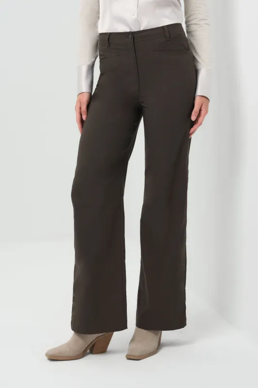 Greyson Mid-Weight Stretch Wide Leg Pant sold by Anatomie