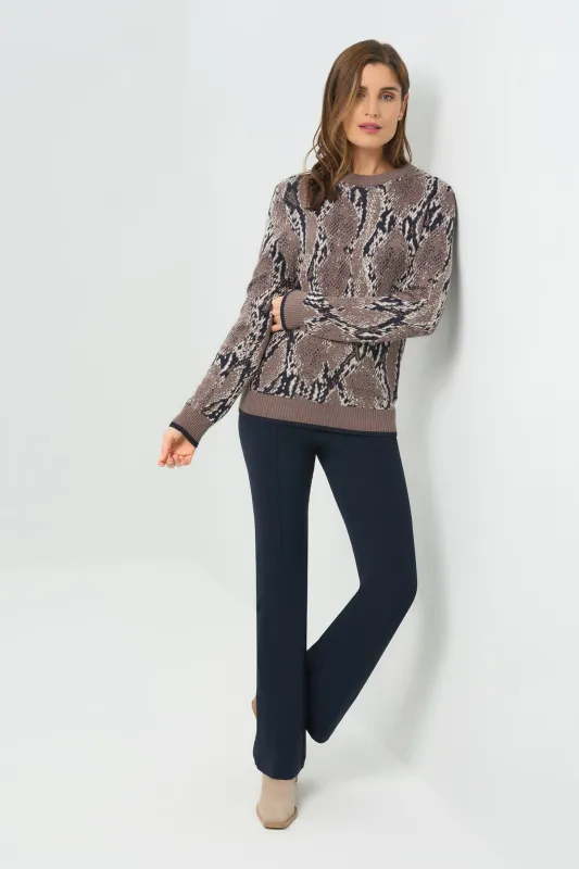 Printed Archer Removable Turtleneck Sweater sold by Anatomie