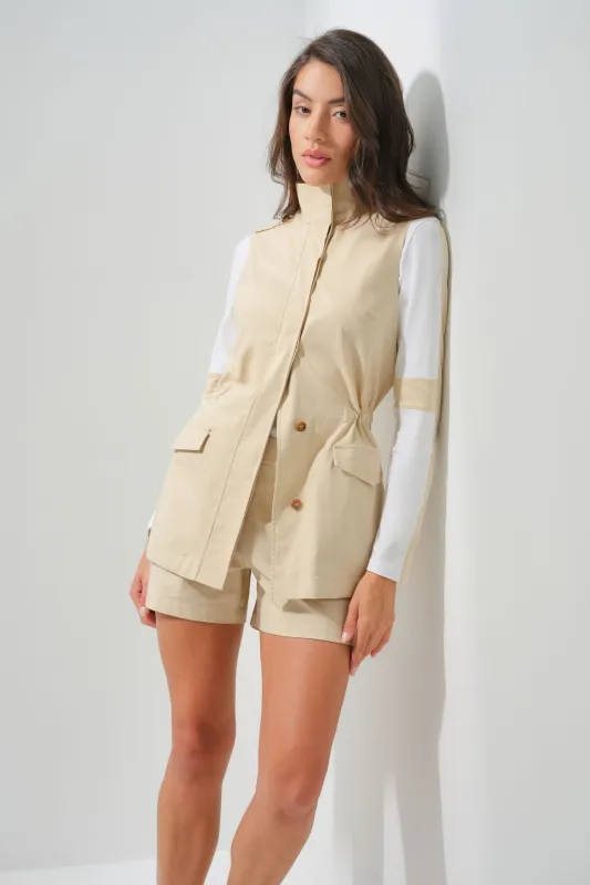 Catrina Performance Cotton Vest sold by Anatomie