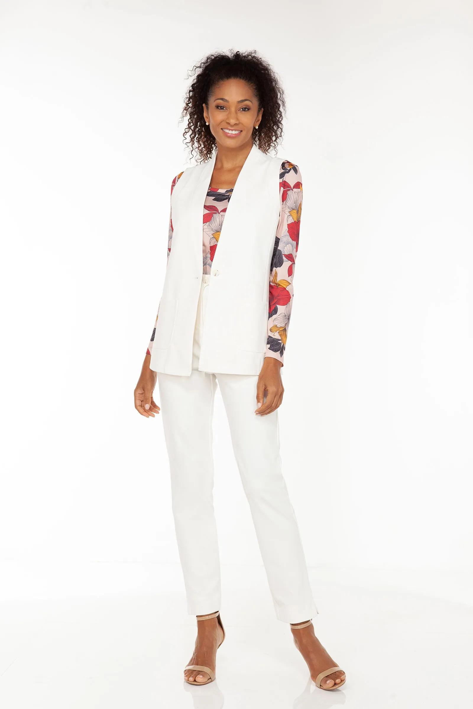 Printed Juliana Long Sleeve Top sold by Anatomie product image thumbnail 2