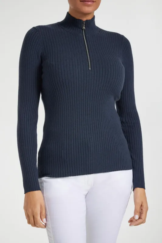 Stacey Ribbed Sweater sold by Anatomie