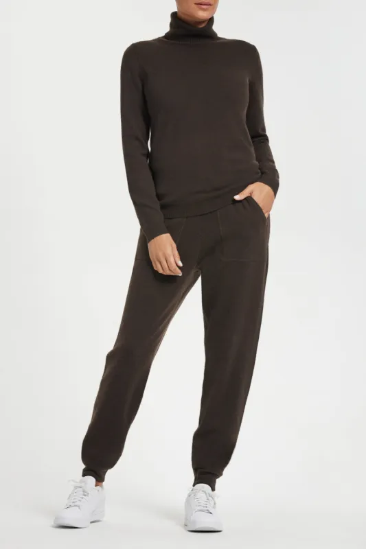 Emily & Londone Cashmere Set Espresso sold by Anatomie