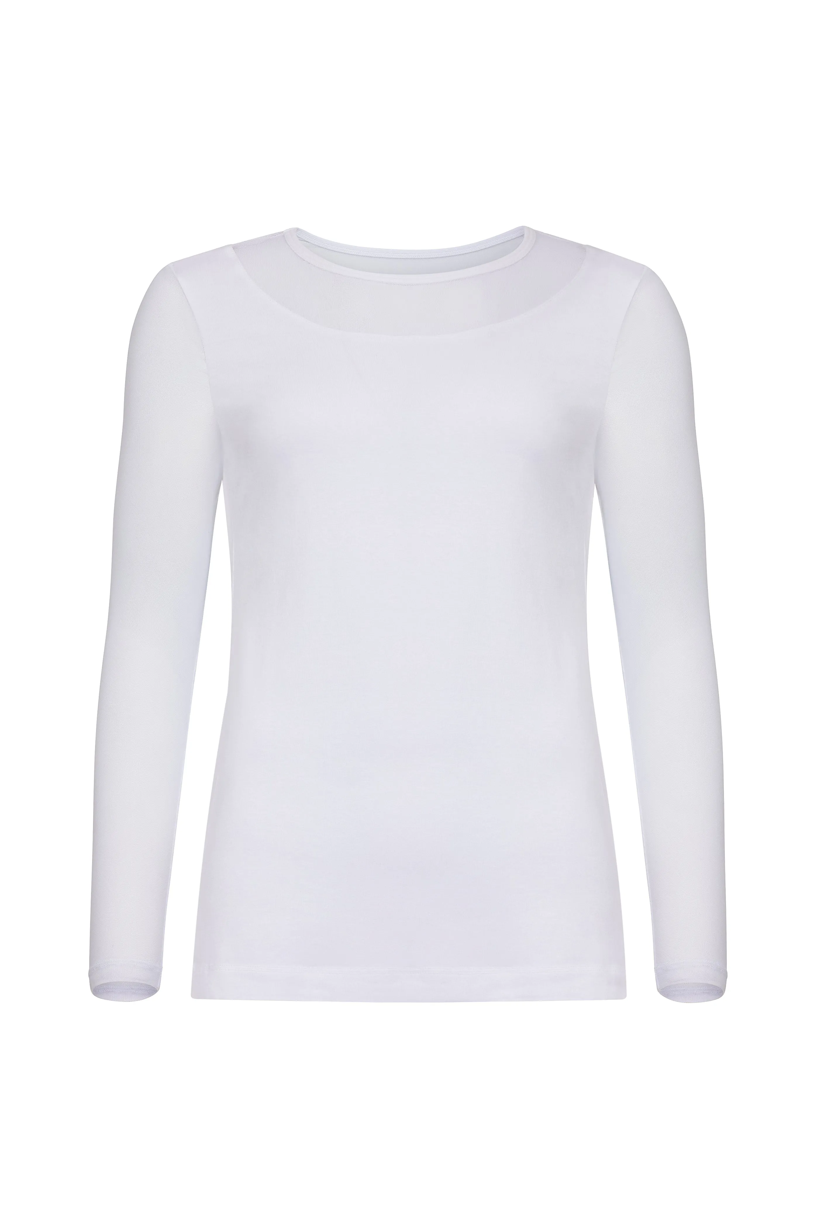 Kim Mesh-Sleeve Top in Pima Modal sold by Anatomie product image thumbnail 3