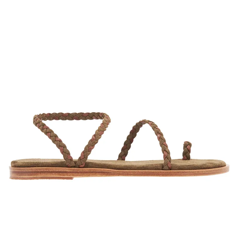Elevated Eleftheria Khaki sold by Ancient Greek Sandals