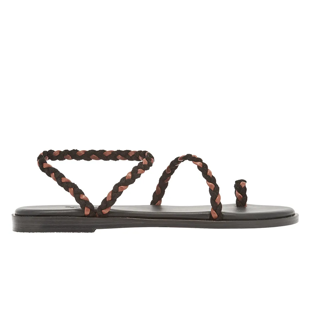 Elevated Eleftheria Black sold by Ancient Greek Sandals
