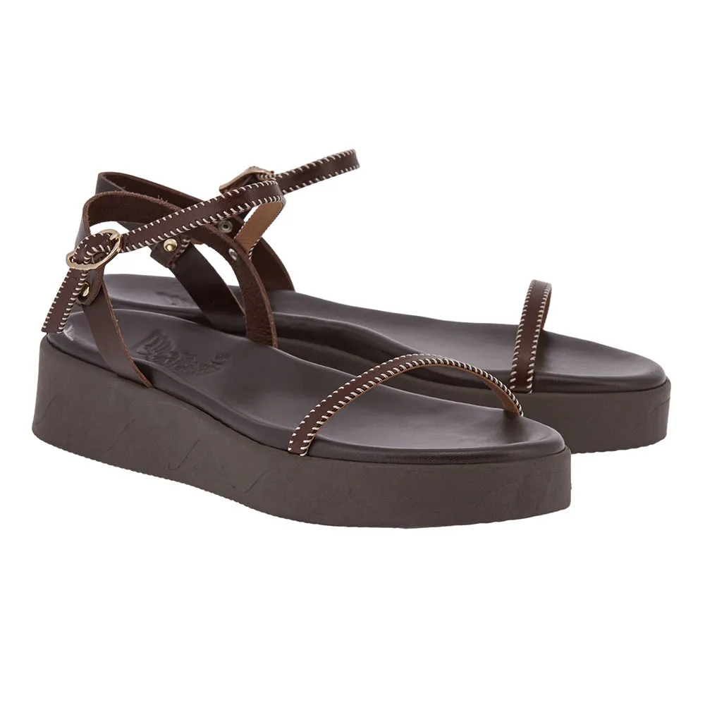 Irida Stitch Brown/Off White sold by Ancient Greek Sandals product image thumbnail 3