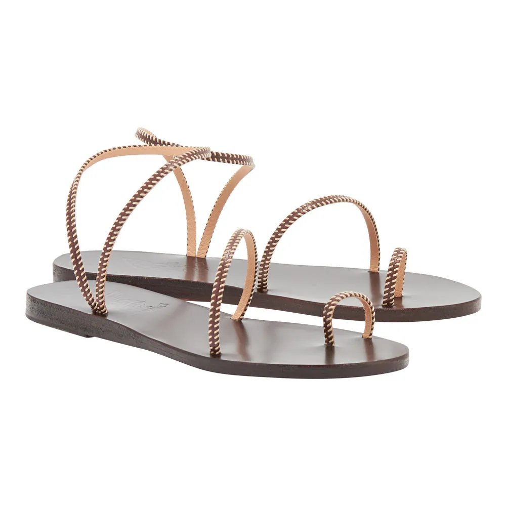 Eleftheria Stitch Brown sold by Ancient Greek Sandals product image thumbnail 3