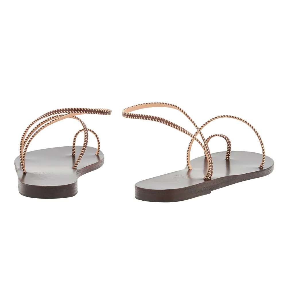 Eleftheria Stitch Brown sold by Ancient Greek Sandals product image thumbnail 4