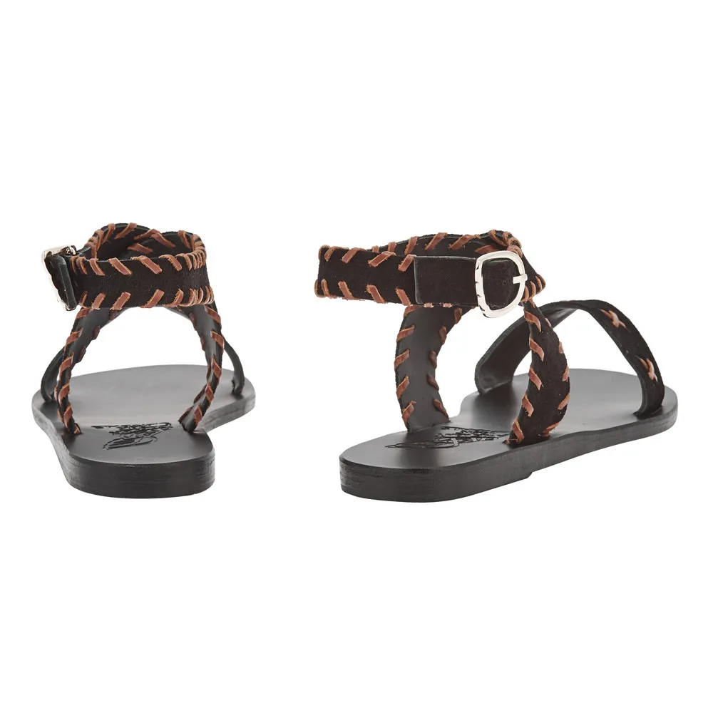 Ifigenia Stitch Black sold by Ancient Greek Sandals product image thumbnail 4