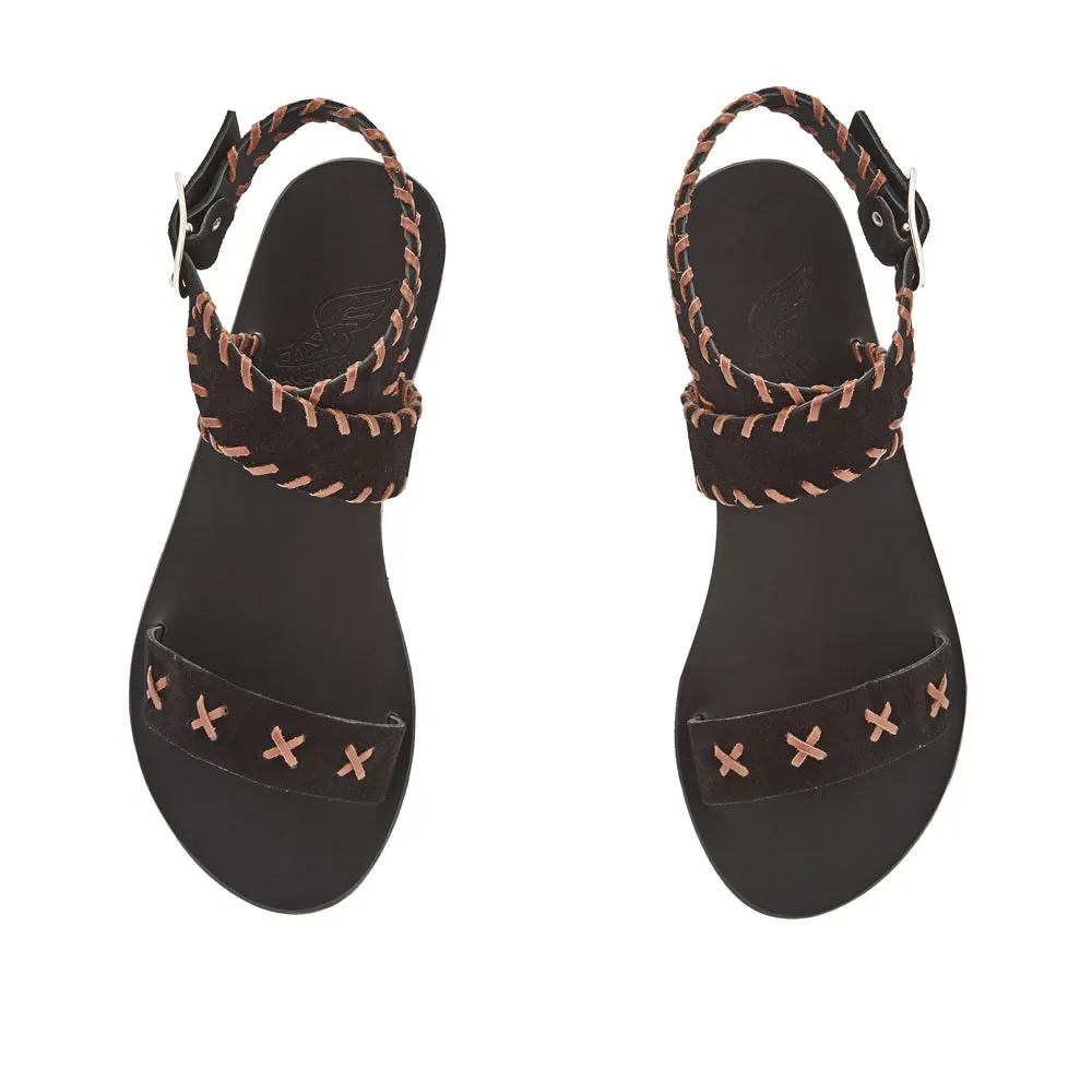 Ifigenia Stitch Black sold by Ancient Greek Sandals product image thumbnail 2