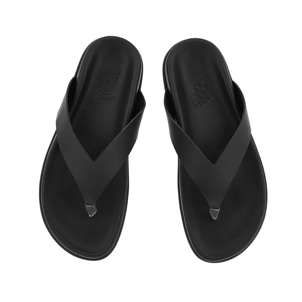 Charys Footbed All Black sold by Ancient Greek Sandals product image thumbnail 3