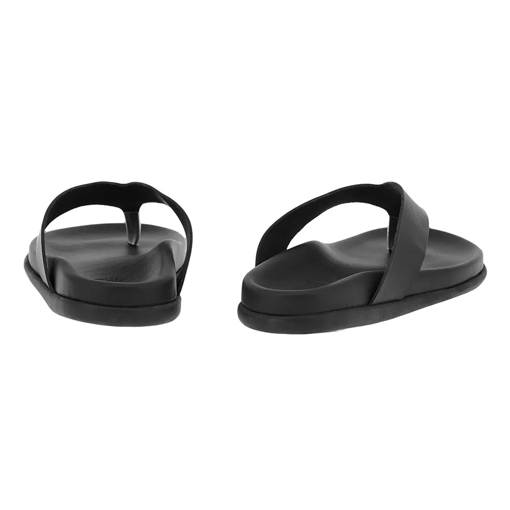 Charys Footbed All Black sold by Ancient Greek Sandals product image thumbnail 5
