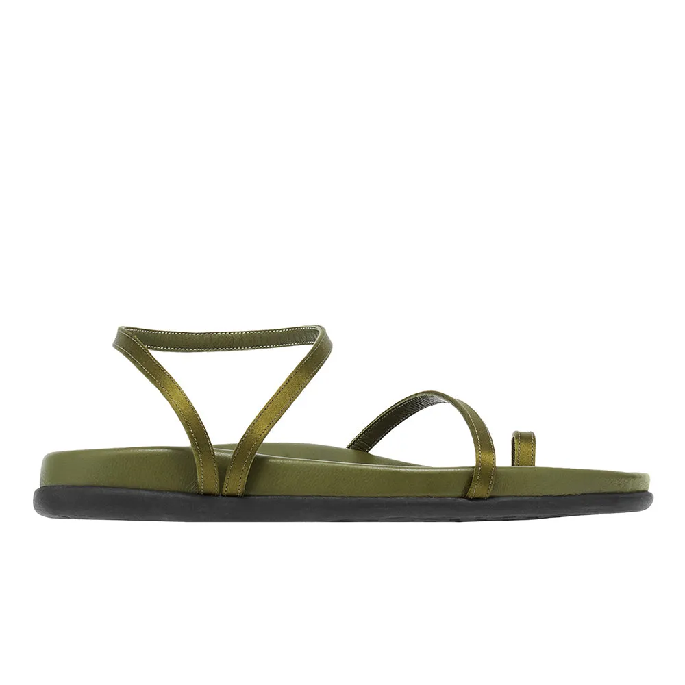 Eleftheria Footbed Khaki sold by Ancient Greek Sandals