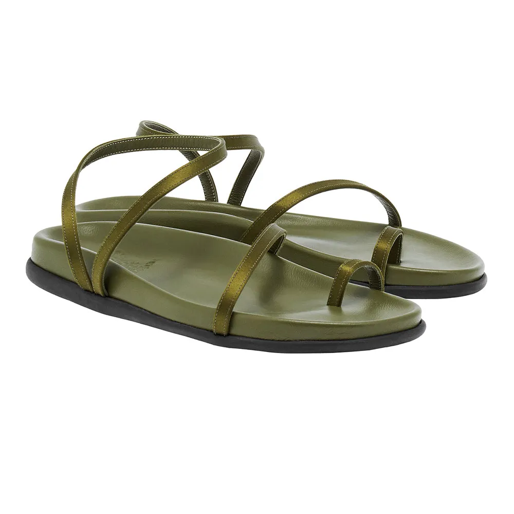Eleftheria Footbed Khaki sold by Ancient Greek Sandals product image thumbnail 4