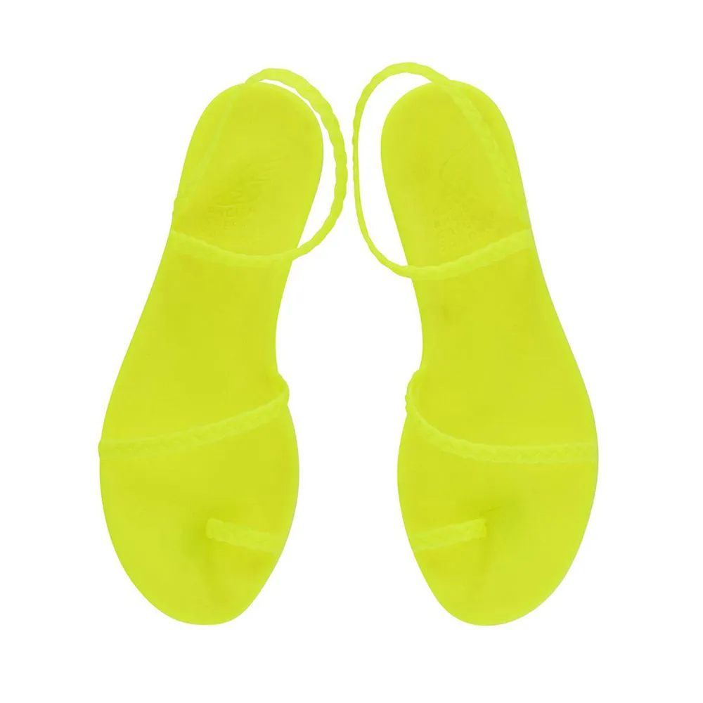 Eleftheria Fluo Yellow sold by Ancient Greek Sandals product image thumbnail 3