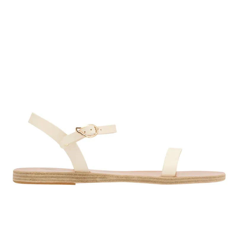 Irida Flat Off White sold by Ancient Greek Sandals