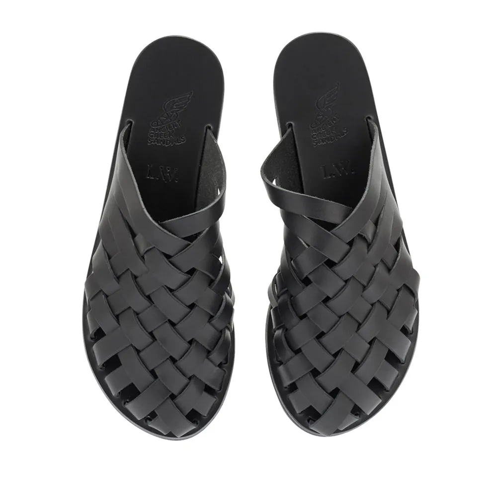 Naxos Slide Black sold by Ancient Greek Sandals product image thumbnail 2