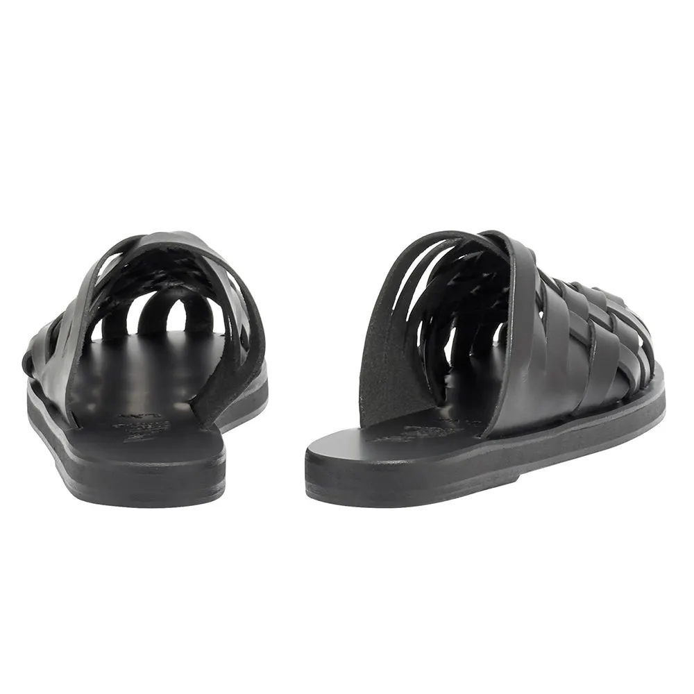 Naxos Slide Black sold by Ancient Greek Sandals product image thumbnail 5