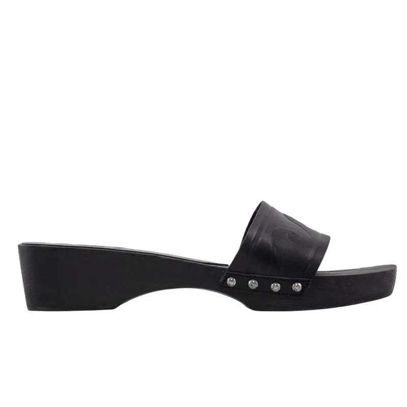 Clog Wave Black sold by Ancient Greek Sandals