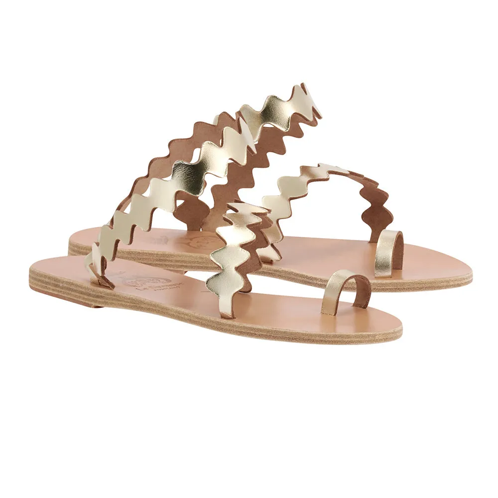 Eleftheria Onda Platinum sold by Ancient Greek Sandals product image thumbnail 4