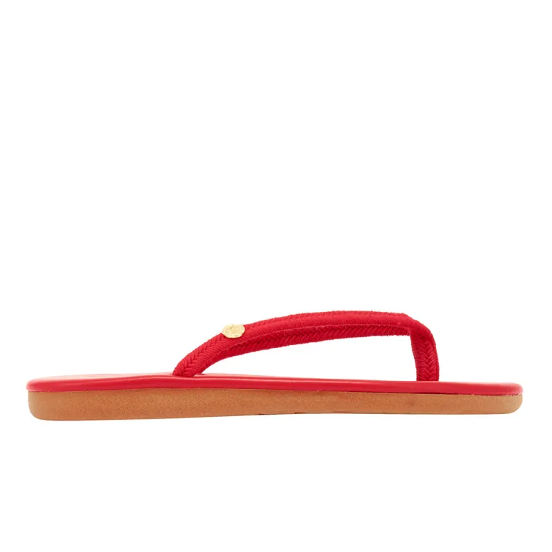 Saionara Rope Red sold by Ancient Greek Sandals