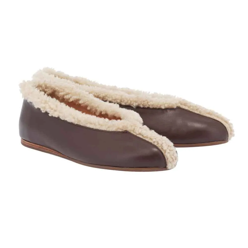 Aeropi Ballet Flat Brown sold by Ancient Greek Sandals product image thumbnail 4