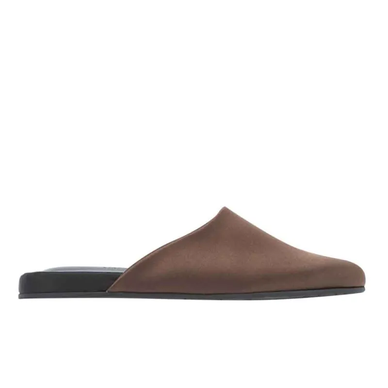 The Slipper Brown/Black sold by Ancient Greek Sandals