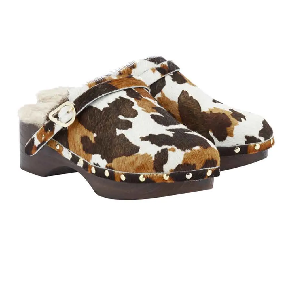 Classic Closed Clog Cow sold by Ancient Greek Sandals product image thumbnail 4