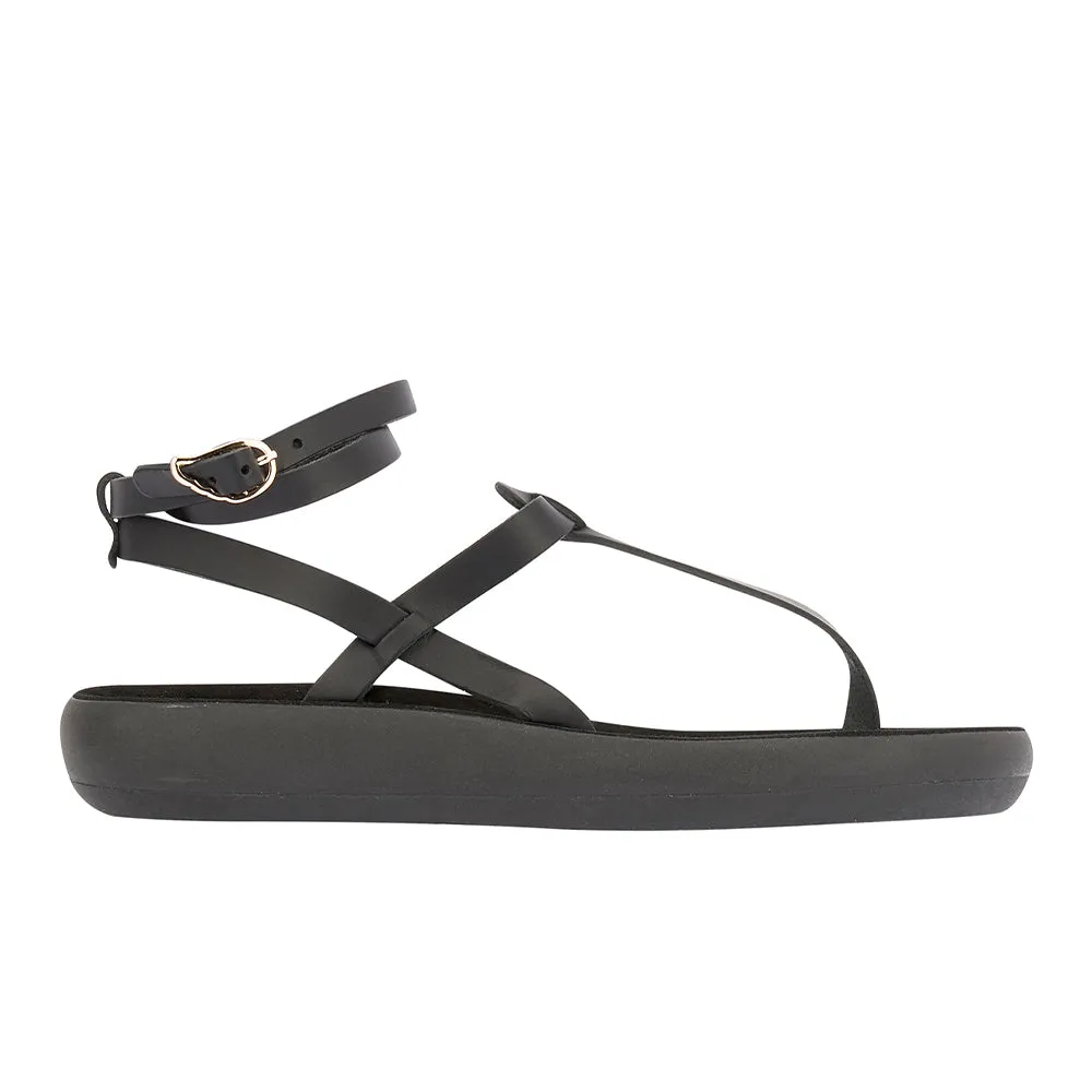 Estia Comfort Black sold by Ancient Greek Sandals
