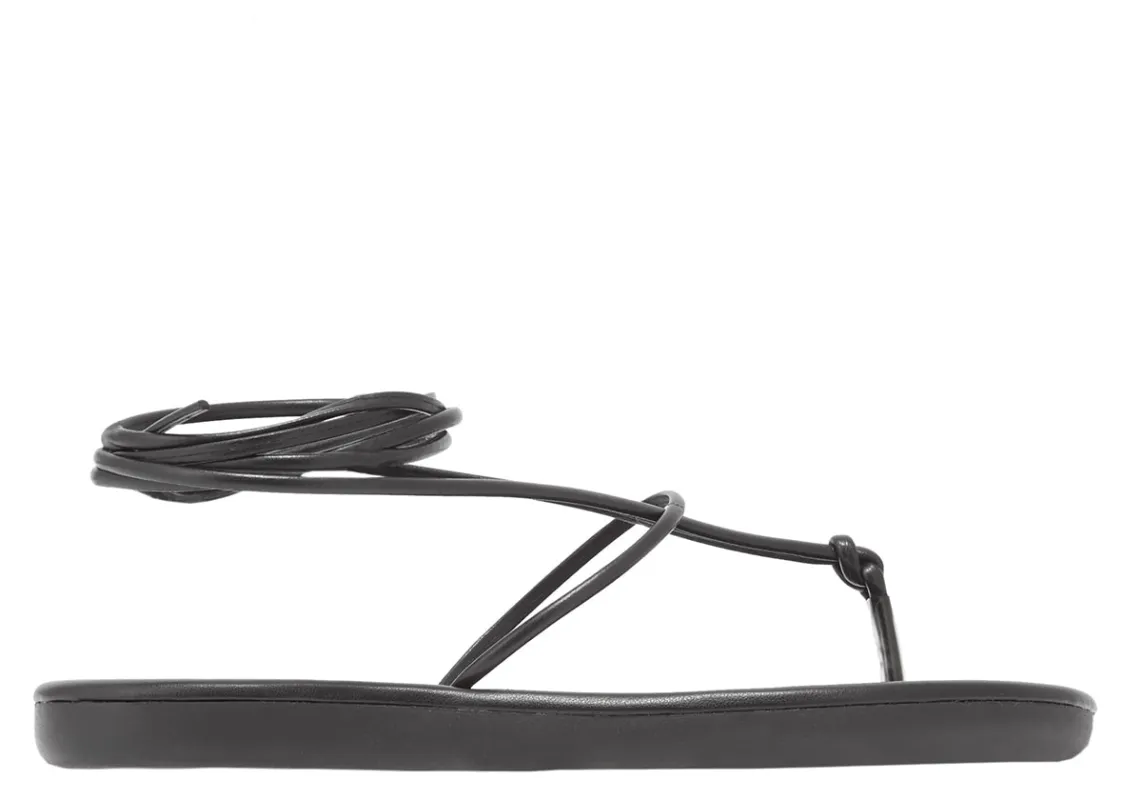 Chordi Flip Flop Black sold by Ancient Greek Sandals