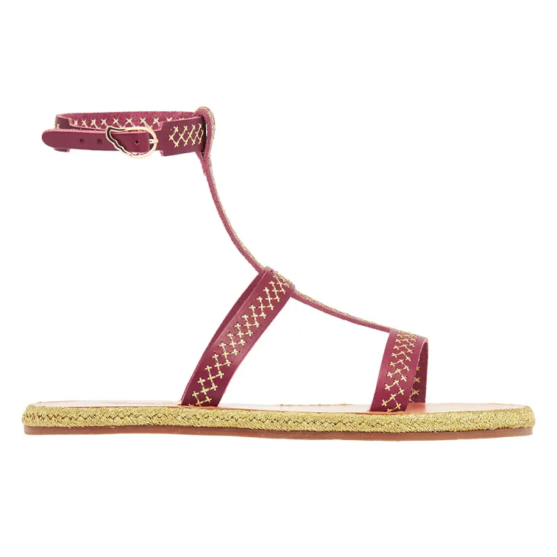 Penelope Bordeaux made by Ancient Greek Sandals