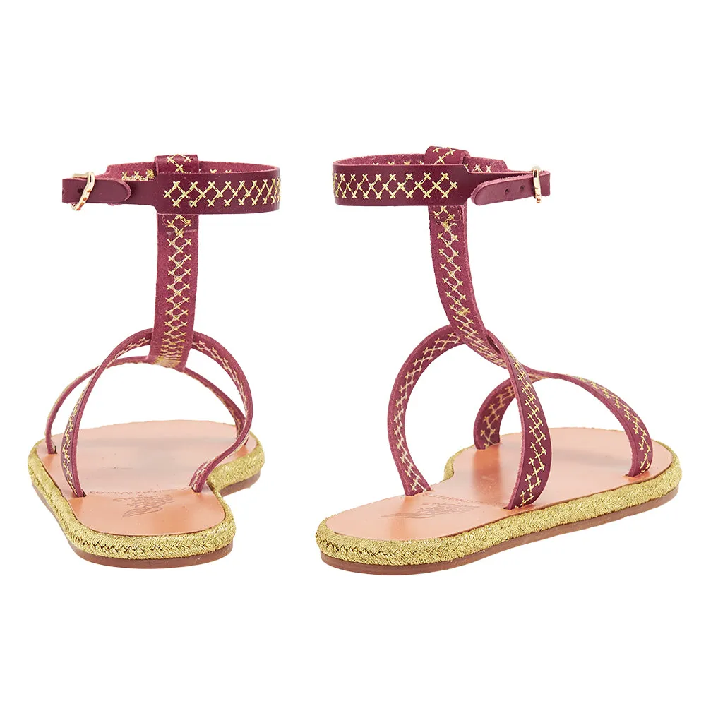 Penelope Bordeaux sold by Ancient Greek Sandals product image thumbnail 5