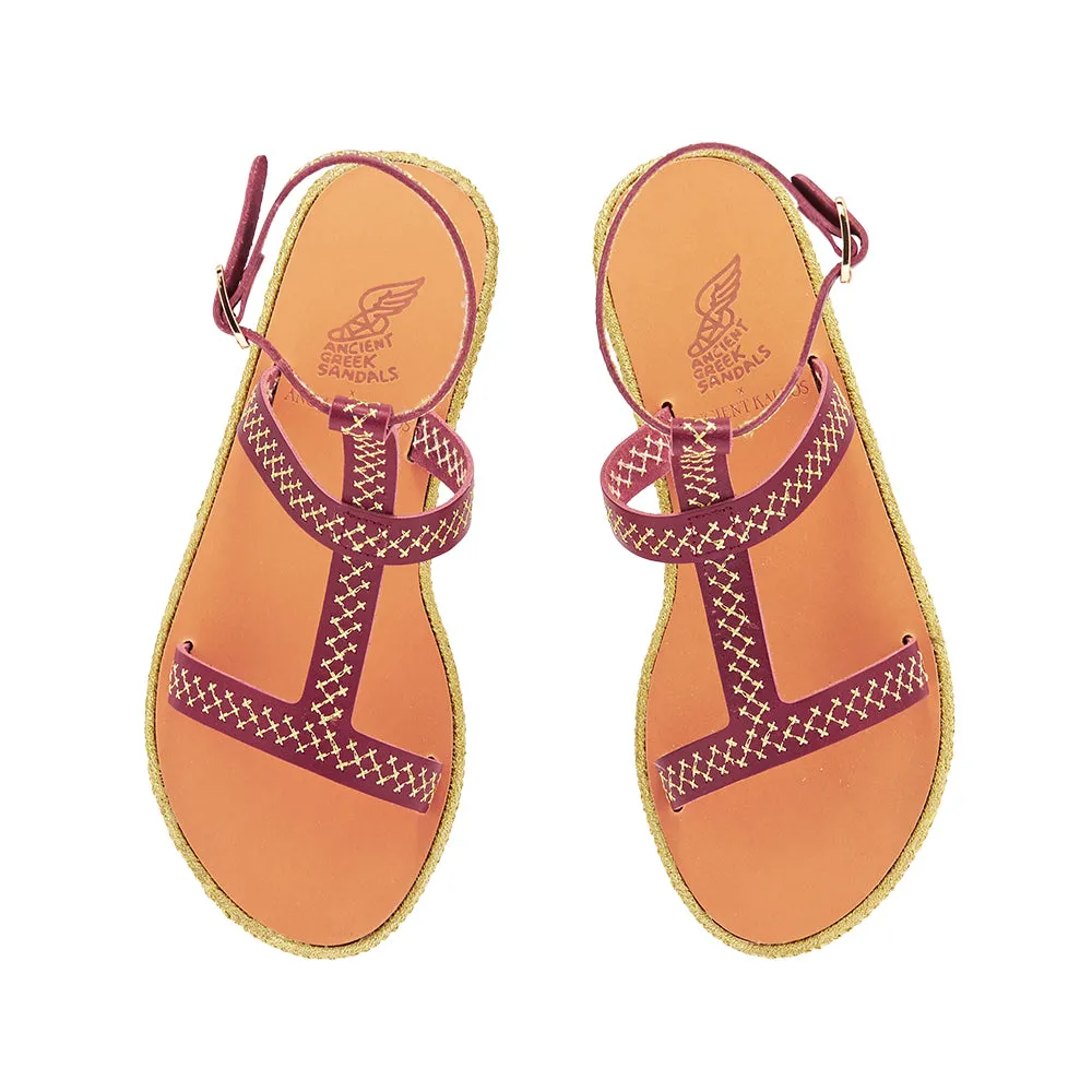 Penelope Bordeaux sold by Ancient Greek Sandals product image thumbnail 3