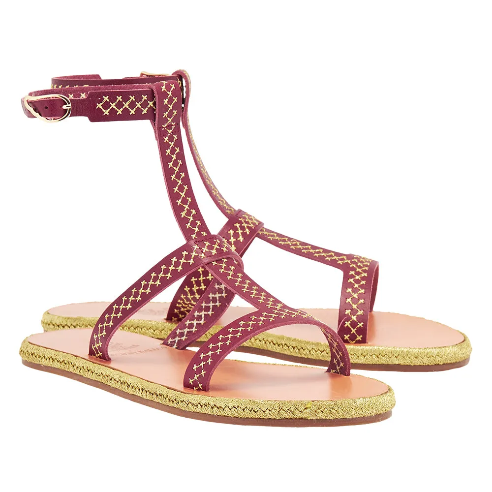 Penelope Bordeaux sold by Ancient Greek Sandals product image thumbnail 4