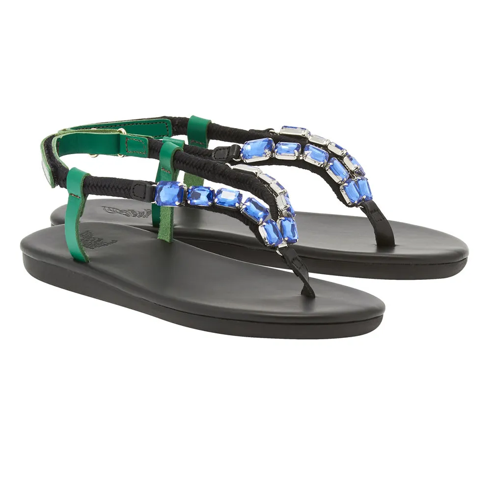 Zoi Crystals Blue/Green sold by Ancient Greek Sandals product image thumbnail 3