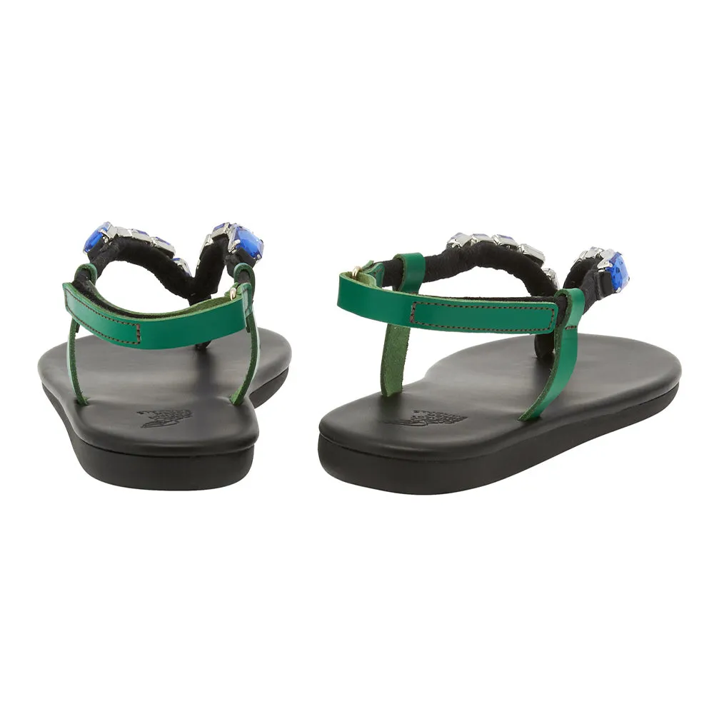 Zoi Crystals Blue/Green sold by Ancient Greek Sandals product image thumbnail 4