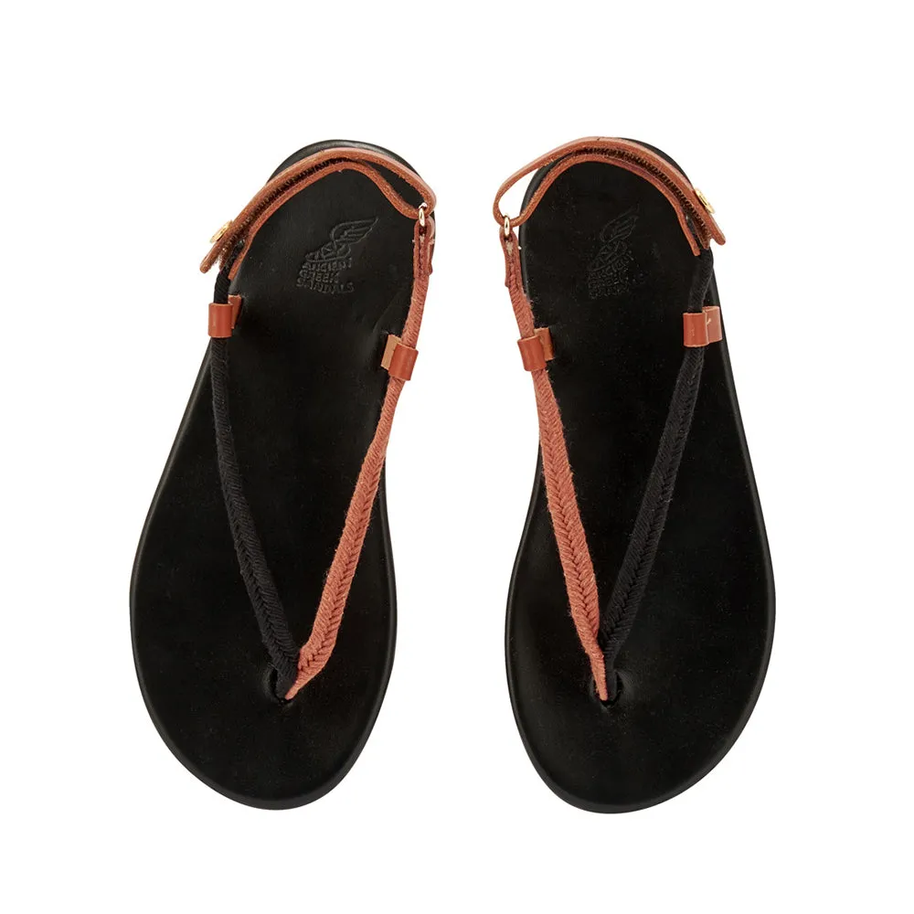 Zoi Black/Tan sold by Ancient Greek Sandals product image thumbnail 3