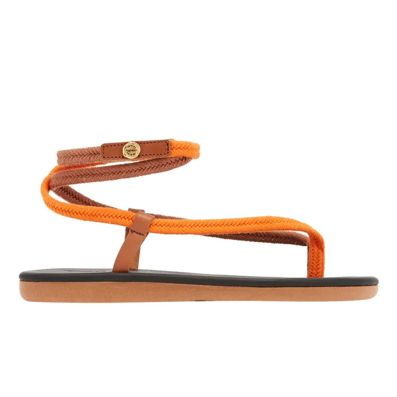 Ormi Orange/Tan made by Ancient Greek Sandals