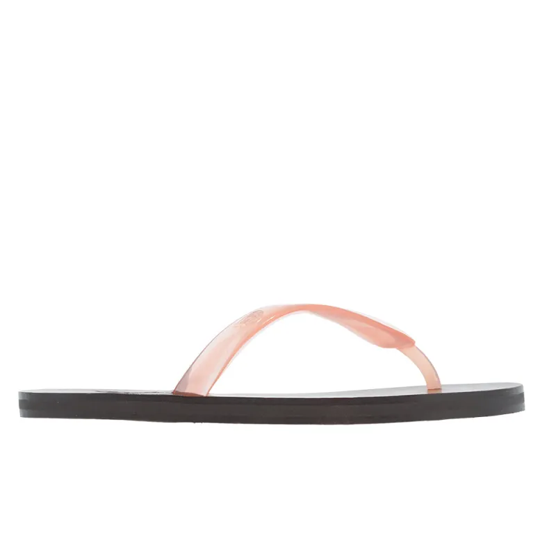 Saionara Jelly Clear Pink sold by Ancient Greek Sandals