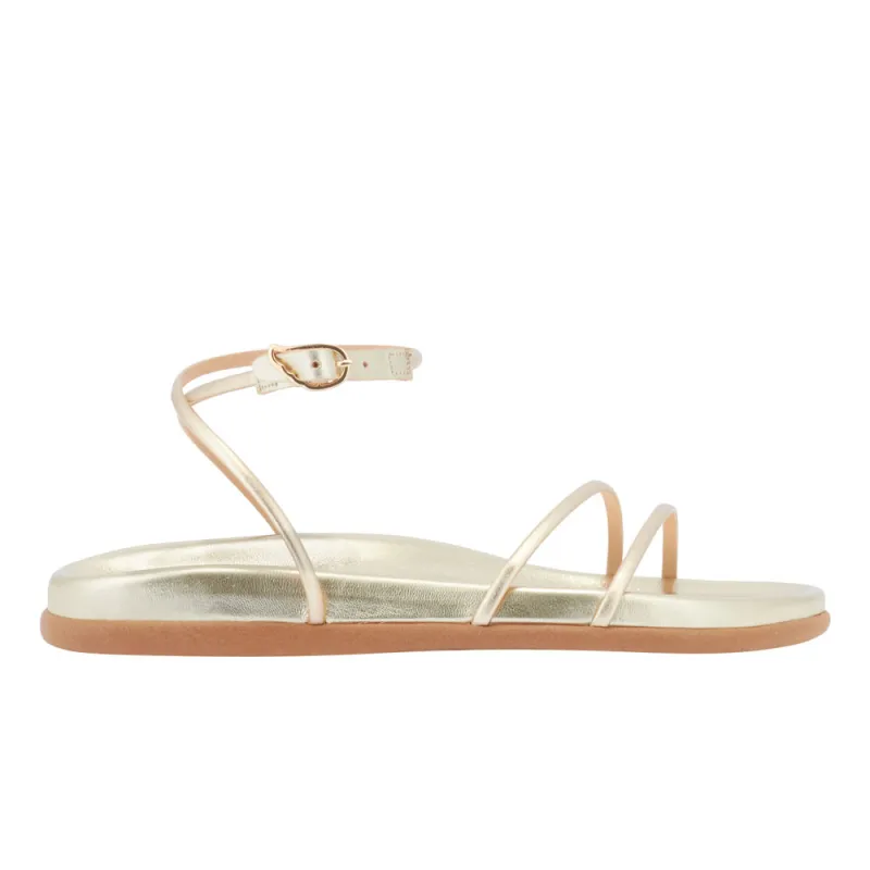 Antiopi Footbed Platinum sold by Ancient Greek Sandals