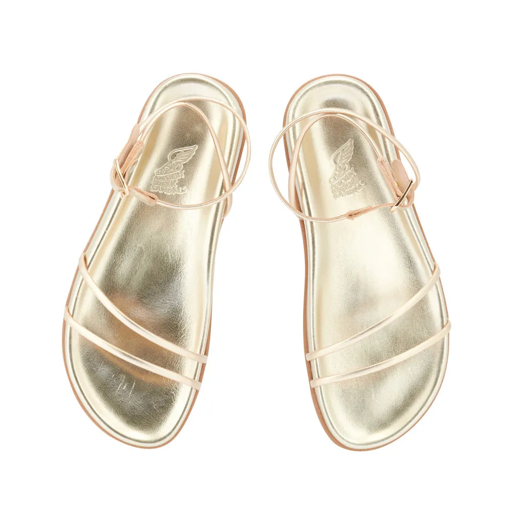 Antiopi Footbed Platinum sold by Ancient Greek Sandals product image thumbnail 2