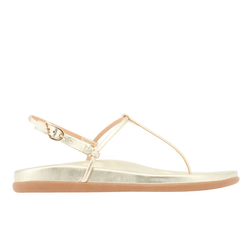 Katerina Footbed Platinum sold by Ancient Greek Sandals