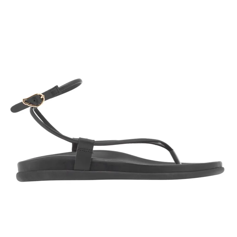 Polistra Footbed Black sold by Ancient Greek Sandals