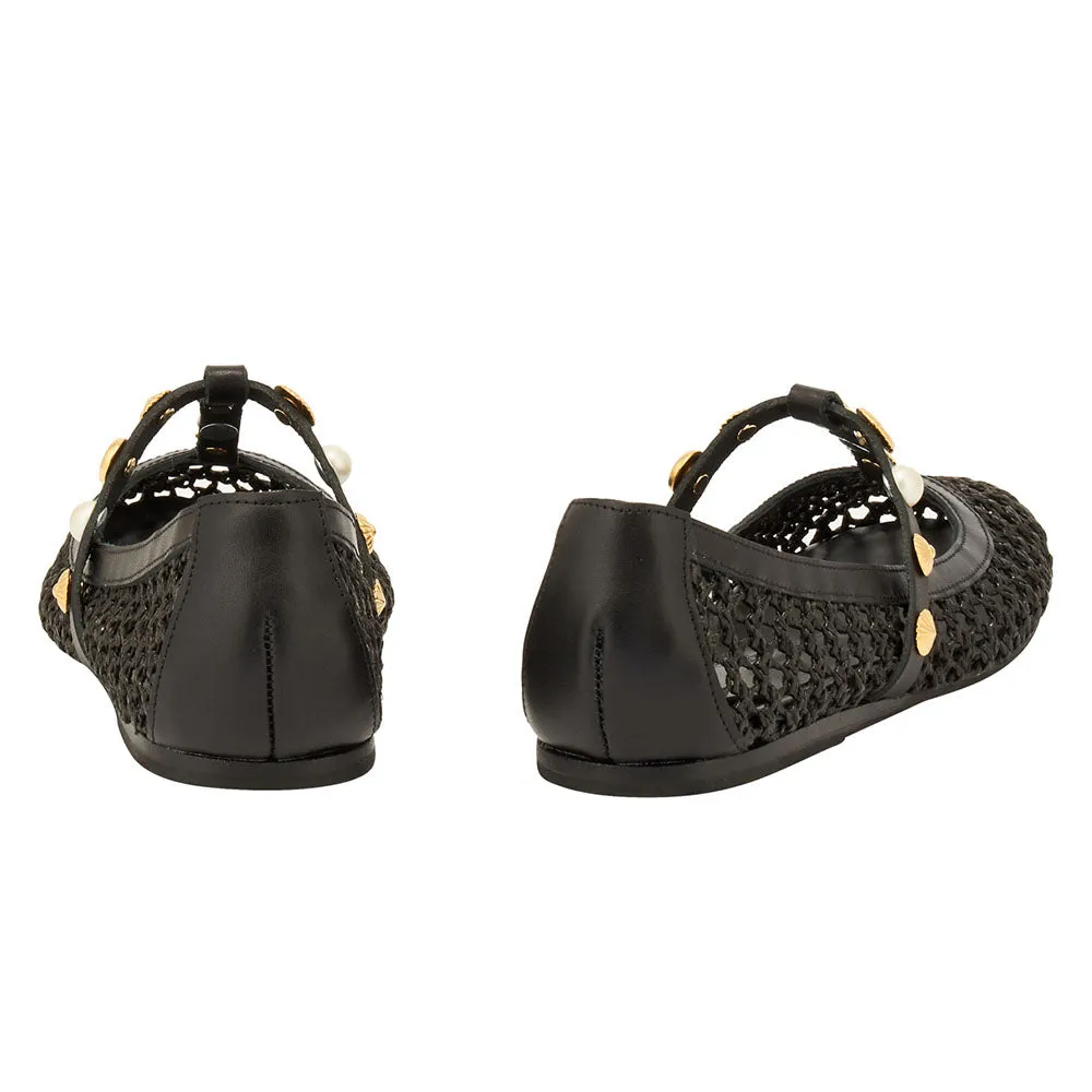 Aerati Ballet Flat Black sold by Ancient Greek Sandals product image thumbnail 5