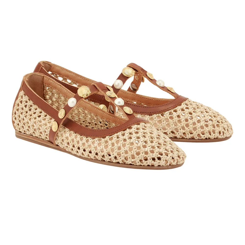 Aerati Ballet Flat Natural sold by Ancient Greek Sandals product image thumbnail 4