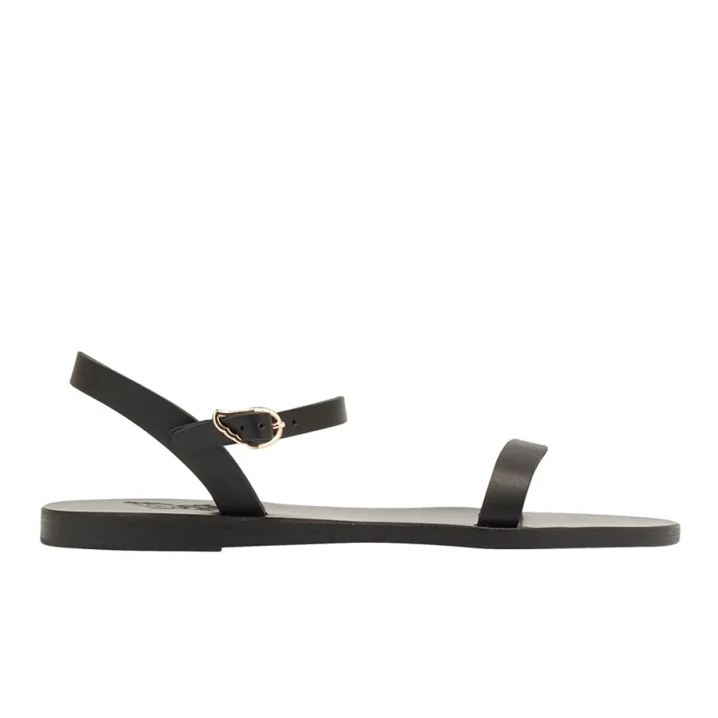 Irida Flat Black sold by Ancient Greek Sandals