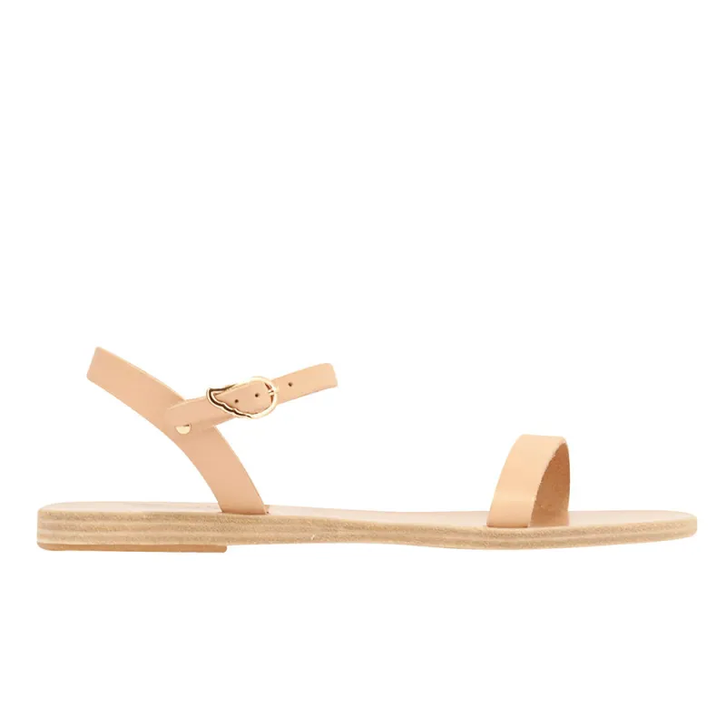 Irida Flat Natural sold by Ancient Greek Sandals