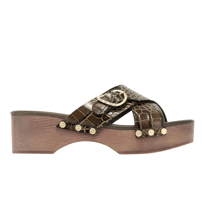 Marilisa Sabot Khaki sold by Ancient Greek Sandals